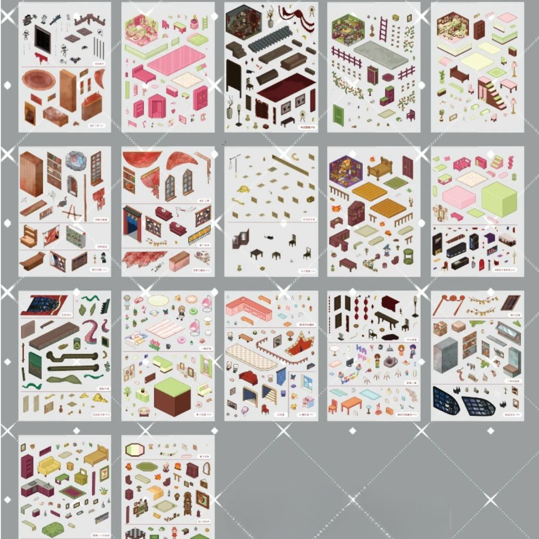 Dark Sticker Booklet (20 in 1)