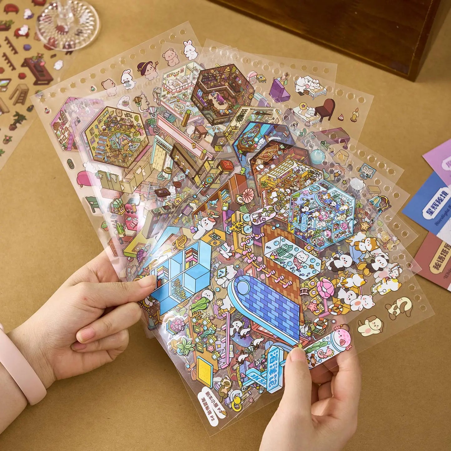 Brown Sticker Booklet (20 in 1)