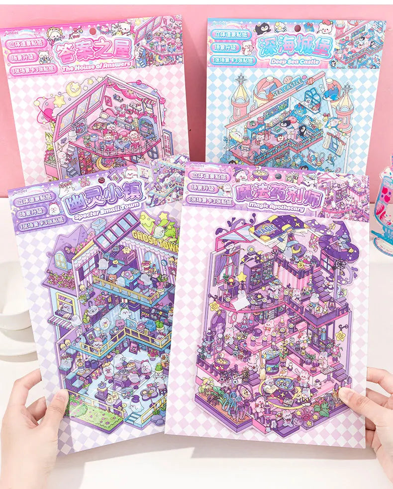 Charming Castles (4 pcs)