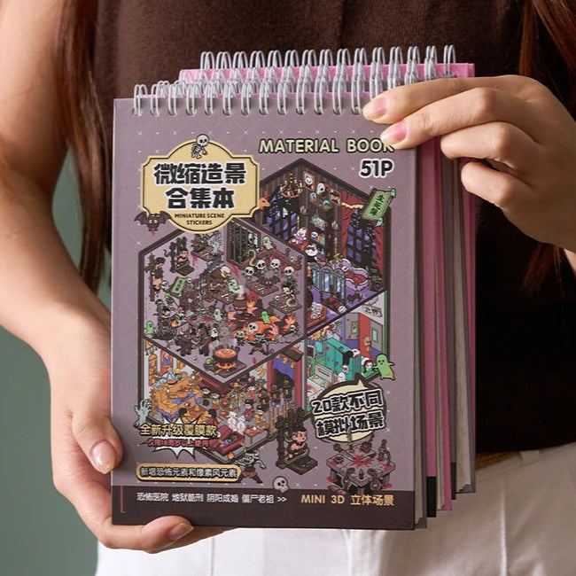 Dark Spooky Sticker Booklet (20 in 1)