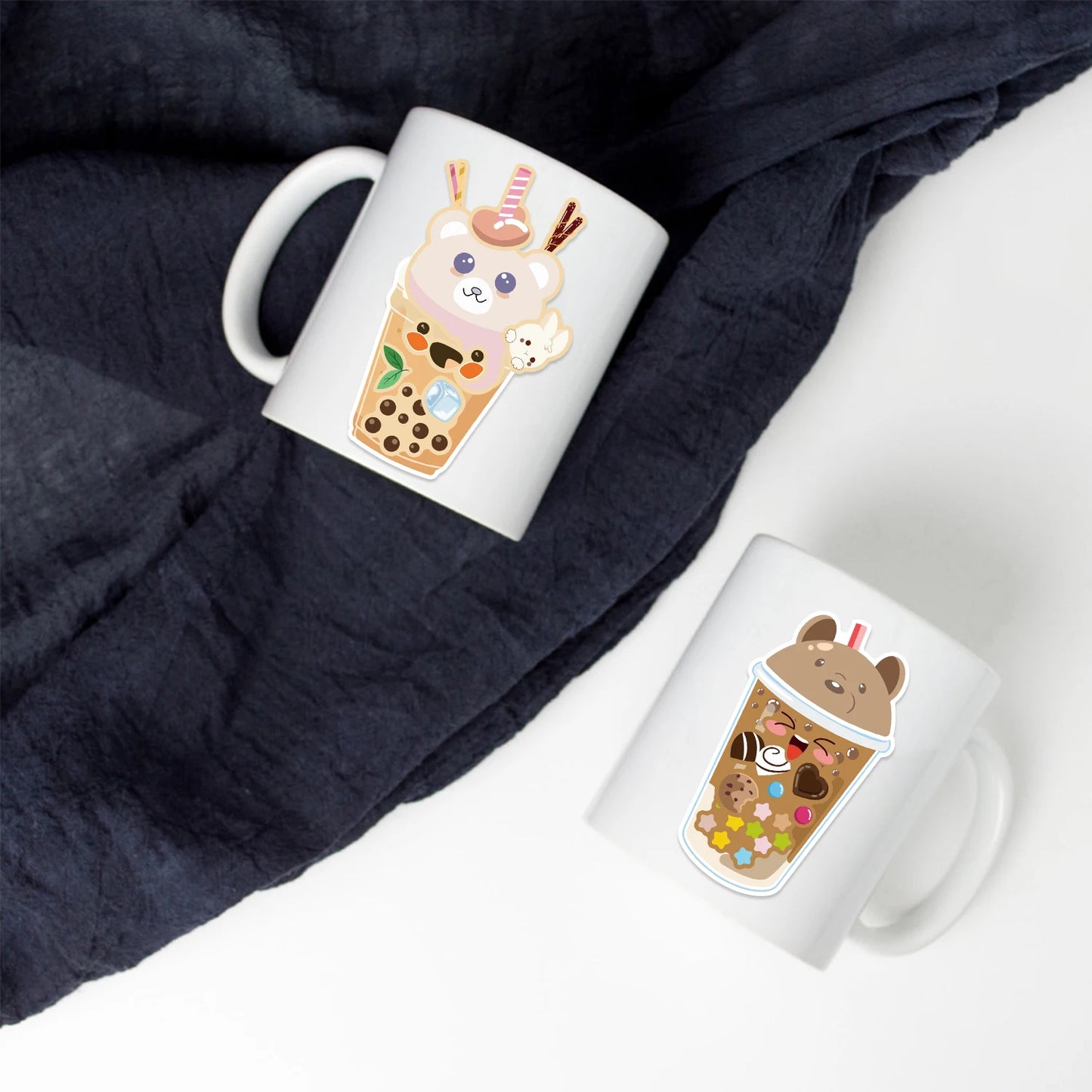 Bubble Tea Sticker Dress Up Set (8 pcs)
