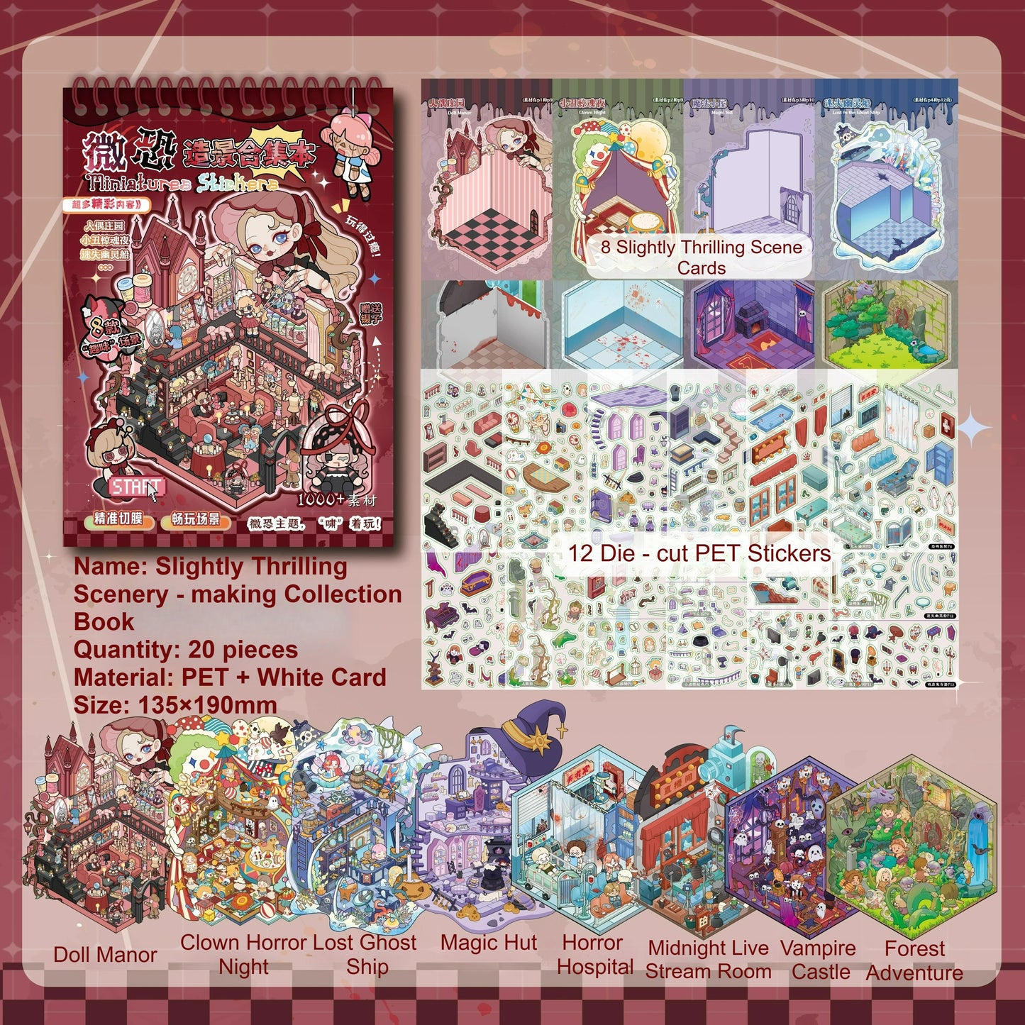 Lolita Sticker Booklet (8 in 1)
