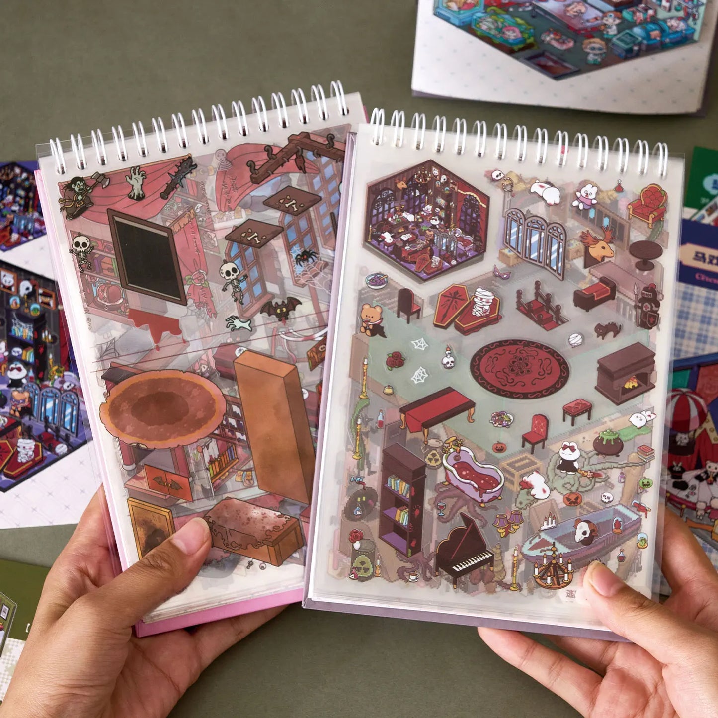 Dark Spooky Sticker Booklet (20 in 1)