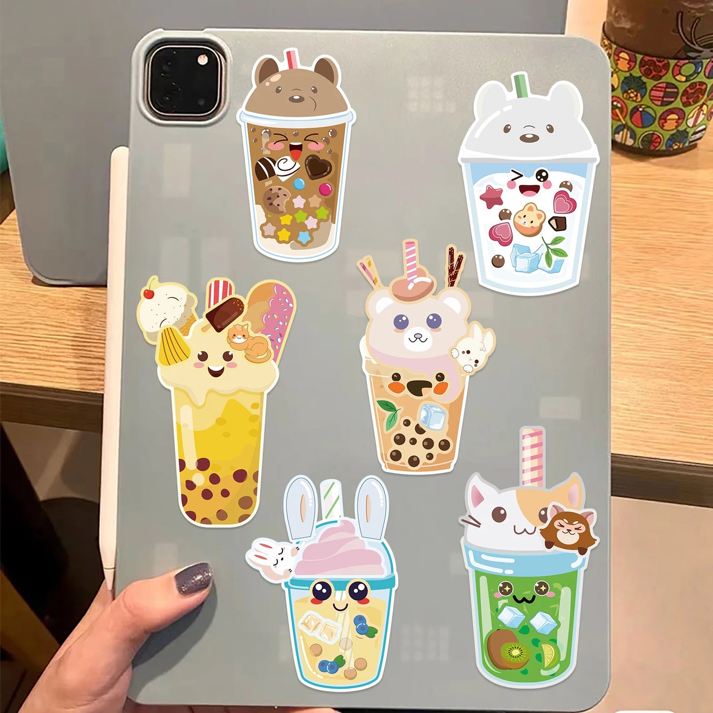 Bubble Tea Sticker Dress Up Set (8 pcs)