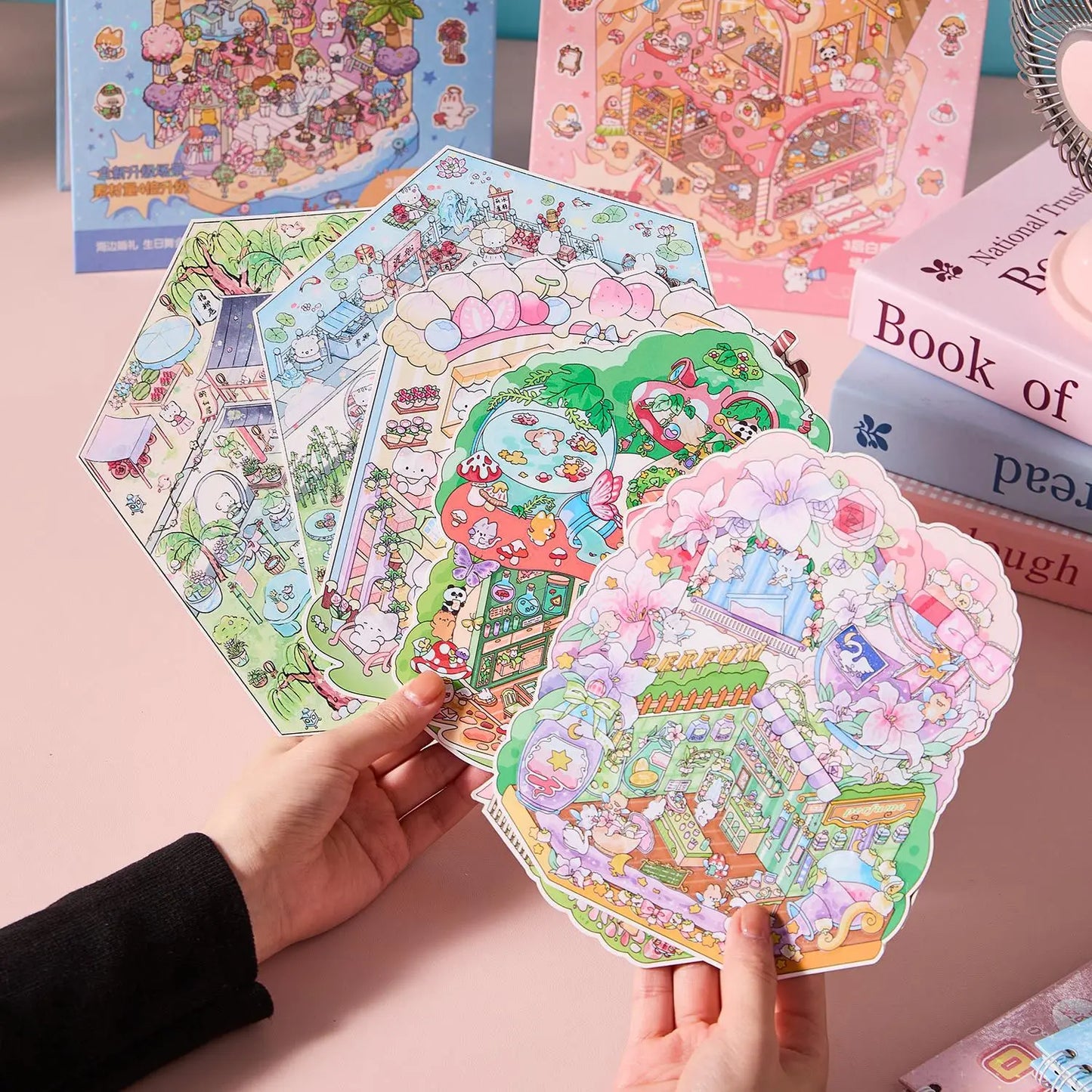 Fairytale Holo Large Sticker Booklet (8 in 1)