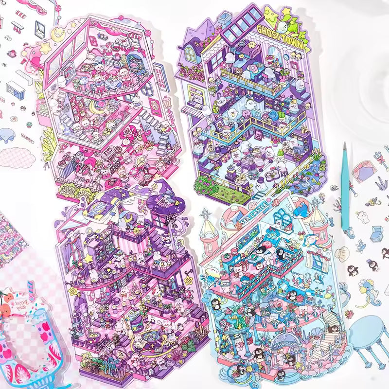 Charming Castles Set (4 pcs)