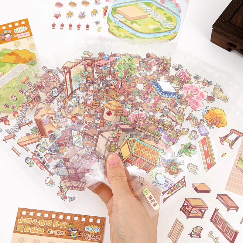 Dynasty Sticker Mini Booklet (10 in 1)
