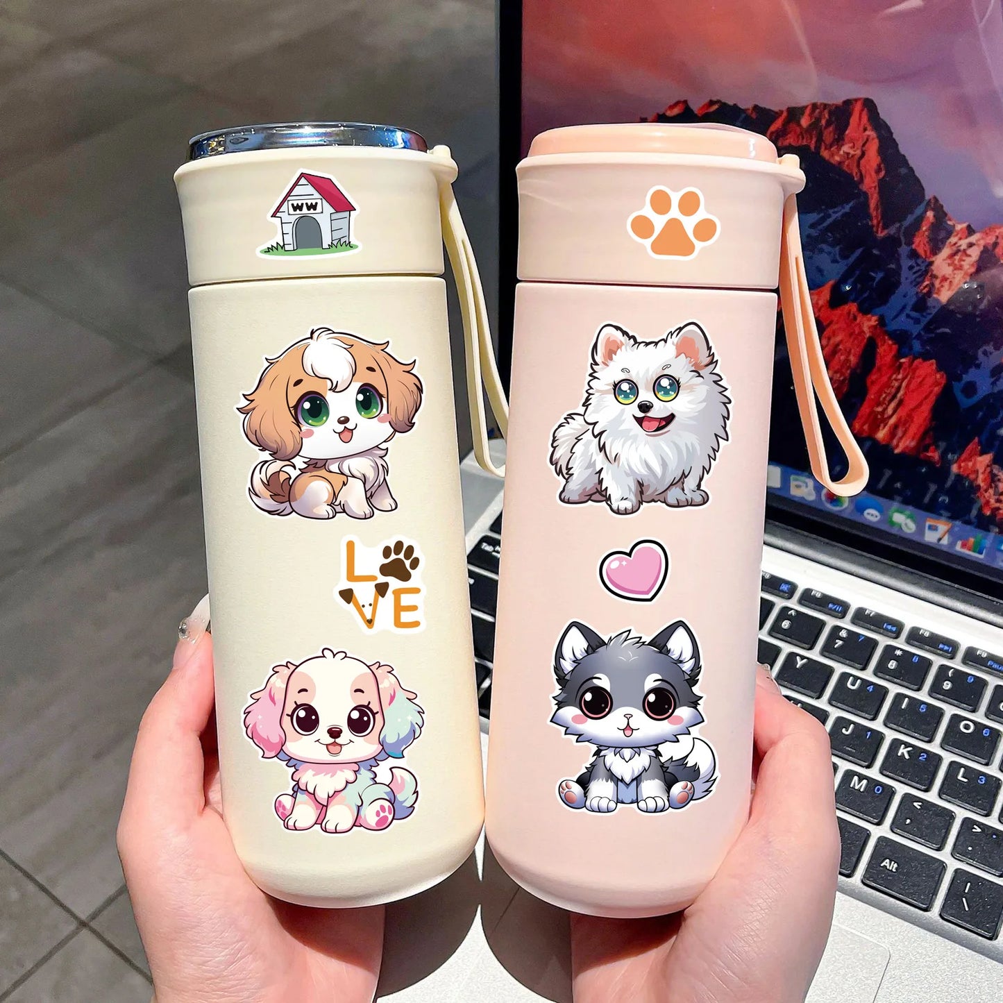 Dog Sticker Dress Up Set (8 pcs)