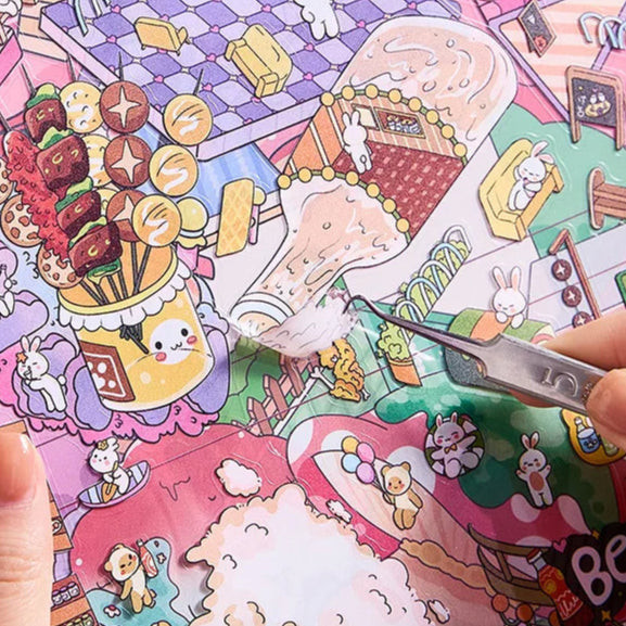 Fairytale Holo Large Sticker Booklet (8 in 1)