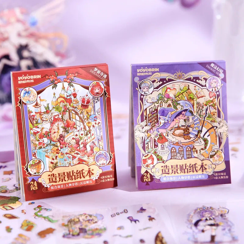 Fairytale Dress Up Mini Sticker Booklet (8 in 1)