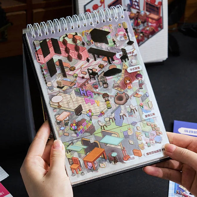 Black Spooky Sticker Booklet (20 in 1)