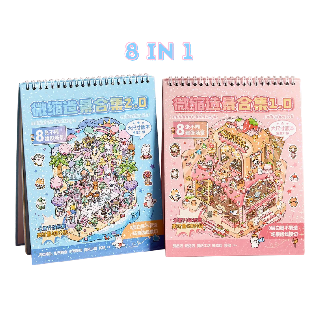 Fairytale Holo Large Sticker Booklet (8 in 1)
