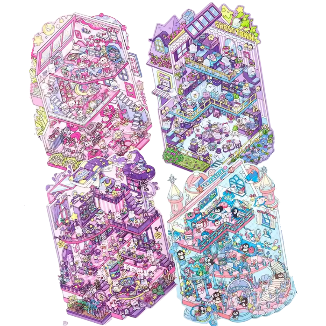 Charming Castles Set (4 pcs)