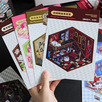 Black Spooky Sticker Booklet (20 in 1)