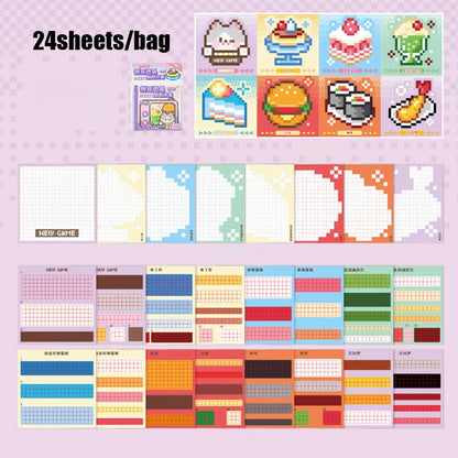 Pixel By Number Sticker Mini Booklet (10 in 1)