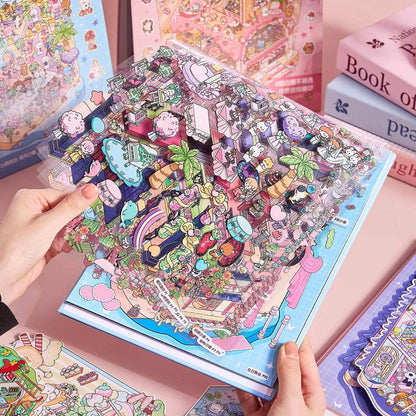 Fairytale Holo Large Sticker Booklet (8 in 1)