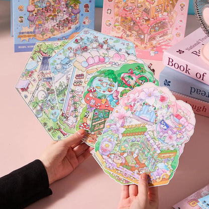 Fairytale Holo Large Sticker Booklet (8 in 1)