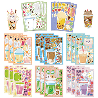 Bubble Tea Sticker Dress Up Set (8 pcs)