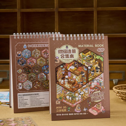 Brown Sticker Booklet (20 in 1)
