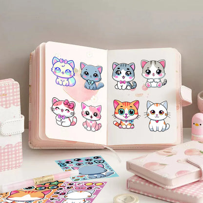 Cat Sticker Dress Up Set (8 pcs)