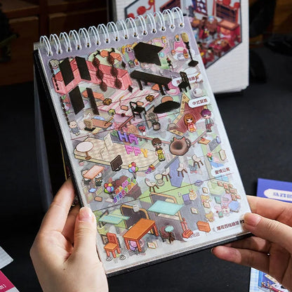 Black Spooky Sticker Booklet (20 in 1)