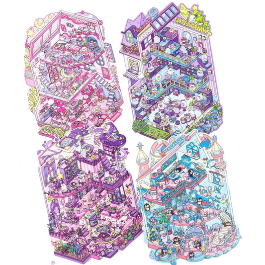 Charming Castles Set (4 pcs)