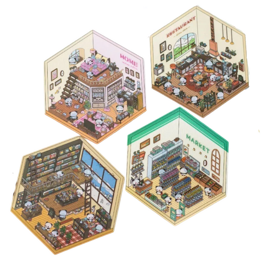 Panda Party Set (4 pcs)