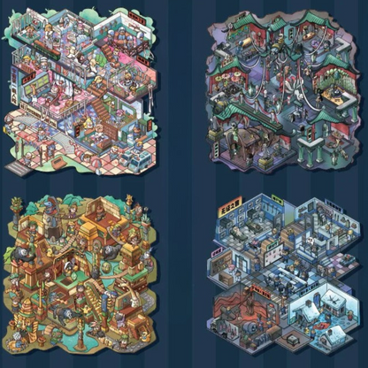 Haunted Horrers Set (4 pc)