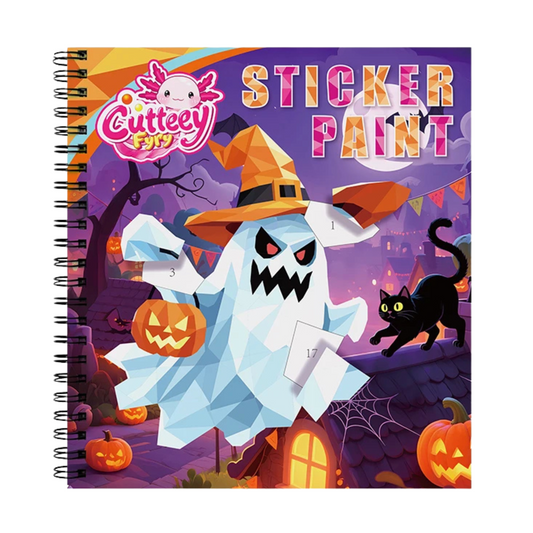 Ghost Sticker Paint Book